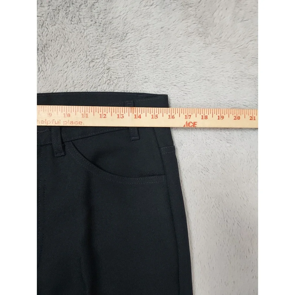 Vintage Levis Pants Men 31x32 Sta Prest Gold Tab Twill Black Polyester Straight